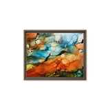 DESERT LANDSCAPE by Rebecca Bond Framed Canvas Print