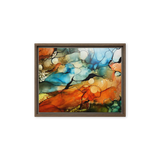 DESERT LANDSCAPE by Rebecca Bond Framed Canvas Print