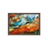 DESERT LANDSCAPE by Rebecca Bond Framed Canvas Print