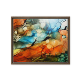 DESERT LANDSCAPE by Rebecca Bond Framed Canvas Print