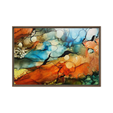 DESERT LANDSCAPE by Rebecca Bond Framed Canvas Print