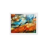 DESERT LANDSCAPE by Rebecca Bond Framed Canvas Print