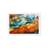 DESERT LANDSCAPE by Rebecca Bond Framed Canvas Print