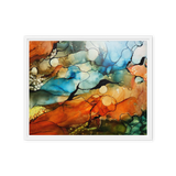 DESERT LANDSCAPE by Rebecca Bond Framed Canvas Print