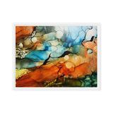 DESERT LANDSCAPE by Rebecca Bond Framed Canvas Print