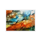 DESERT LANDSCAPE by Rebecca Bond Framed Canvas Print