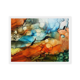 DESERT LANDSCAPE by Rebecca Bond Framed Canvas Print