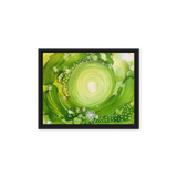 HEART CHAKRA by Rebecca Bond Framed Canvas Print