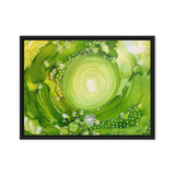 HEART CHAKRA by Rebecca Bond Framed Canvas Print