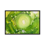 HEART CHAKRA by Rebecca Bond Framed Canvas Print