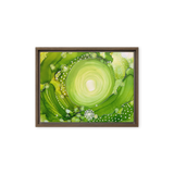 HEART CHAKRA by Rebecca Bond Framed Canvas Print