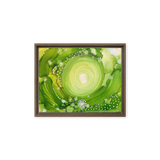 HEART CHAKRA by Rebecca Bond Framed Canvas Print