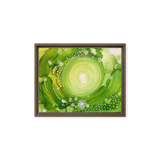 HEART CHAKRA by Rebecca Bond Framed Canvas Print