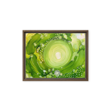 HEART CHAKRA by Rebecca Bond Framed Canvas Print