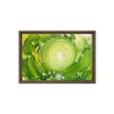 HEART CHAKRA by Rebecca Bond Framed Canvas Print