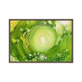 HEART CHAKRA by Rebecca Bond Framed Canvas Print