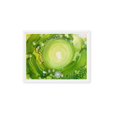 HEART CHAKRA by Rebecca Bond Framed Canvas Print