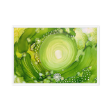 HEART CHAKRA by Rebecca Bond Framed Canvas Print