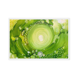 HEART CHAKRA by Rebecca Bond Framed Canvas Print