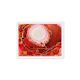 ROOT CHAKRA by Rebecca Bond Framed Canvas Print