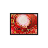 ROOT CHAKRA by Rebecca Bond Framed Canvas Print