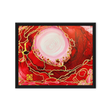 ROOT CHAKRA by Rebecca Bond Framed Canvas Print