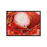 ROOT CHAKRA by Rebecca Bond Framed Canvas Print