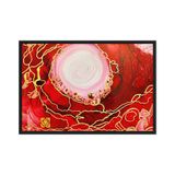 ROOT CHAKRA by Rebecca Bond Framed Canvas Print