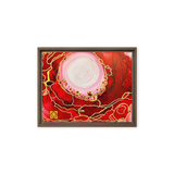 ROOT CHAKRA by Rebecca Bond Framed Canvas Print