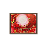 ROOT CHAKRA by Rebecca Bond Framed Canvas Print