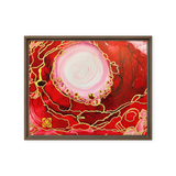 ROOT CHAKRA by Rebecca Bond Framed Canvas Print