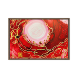 ROOT CHAKRA by Rebecca Bond Framed Canvas Print