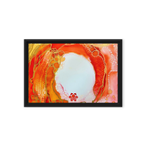 SACRAL CHAKRA by Rebecca Bond Framed Canvas Print