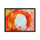 SACRAL CHAKRA by Rebecca Bond Framed Canvas Print