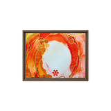 SACRAL CHAKRA by Rebecca Bond Framed Canvas Print
