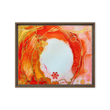 SACRAL CHAKRA by Rebecca Bond Framed Canvas Print
