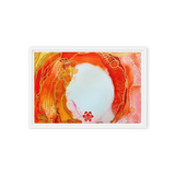 SACRAL CHAKRA by Rebecca Bond Framed Canvas Print