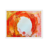 SACRAL CHAKRA by Rebecca Bond Framed Canvas Print