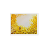 SOLAR PLEXUS CHAKRA by Rebecca Bond Framed Canvas Print