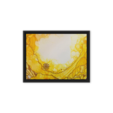 SOLAR PLEXUS CHAKRA by Rebecca Bond Framed Canvas Print