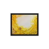 SOLAR PLEXUS CHAKRA by Rebecca Bond Framed Canvas Print