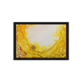 SOLAR PLEXUS CHAKRA by Rebecca Bond Framed Canvas Print