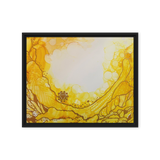SOLAR PLEXUS CHAKRA by Rebecca Bond Framed Canvas Print