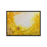 SOLAR PLEXUS CHAKRA by Rebecca Bond Framed Canvas Print