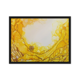 SOLAR PLEXUS CHAKRA by Rebecca Bond Framed Canvas Print