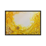 SOLAR PLEXUS CHAKRA by Rebecca Bond Framed Canvas Print
