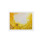 SOLAR PLEXUS CHAKRA by Rebecca Bond Framed Canvas Print