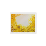 SOLAR PLEXUS CHAKRA by Rebecca Bond Framed Canvas Print
