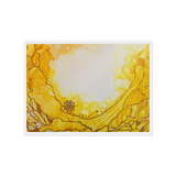 SOLAR PLEXUS CHAKRA by Rebecca Bond Framed Canvas Print