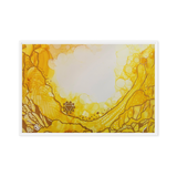 SOLAR PLEXUS CHAKRA by Rebecca Bond Framed Canvas Print